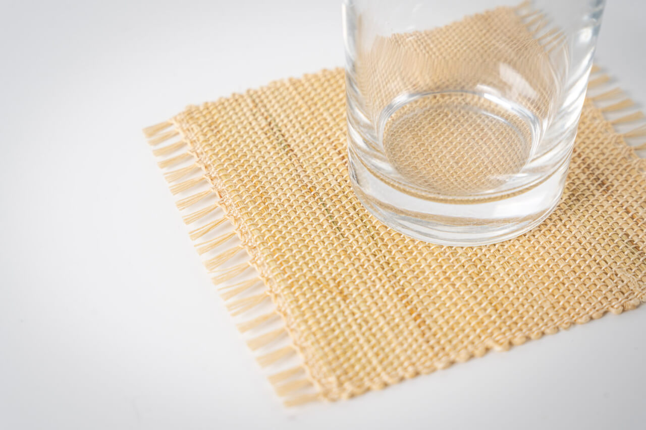 からむしコースター 無地 - 画像 (3)