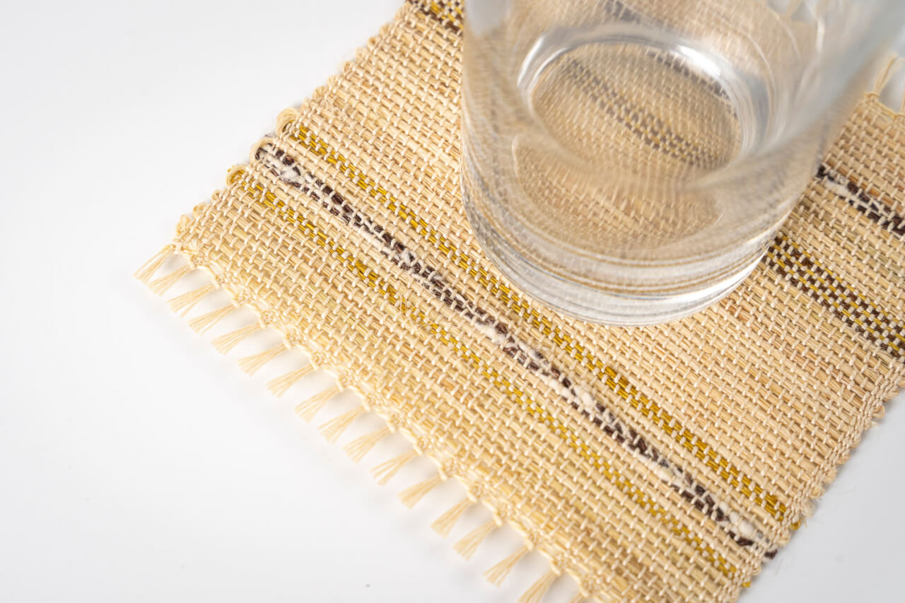 からむしコースター 柄 - 画像 (2)