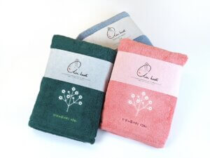 からむし×かすみ草バスタオル